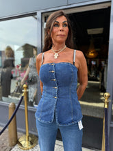 Spijkertop “Ann” denim